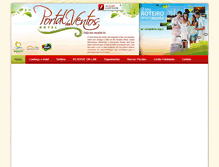 Tablet Screenshot of hotelportaldosventos.com.br